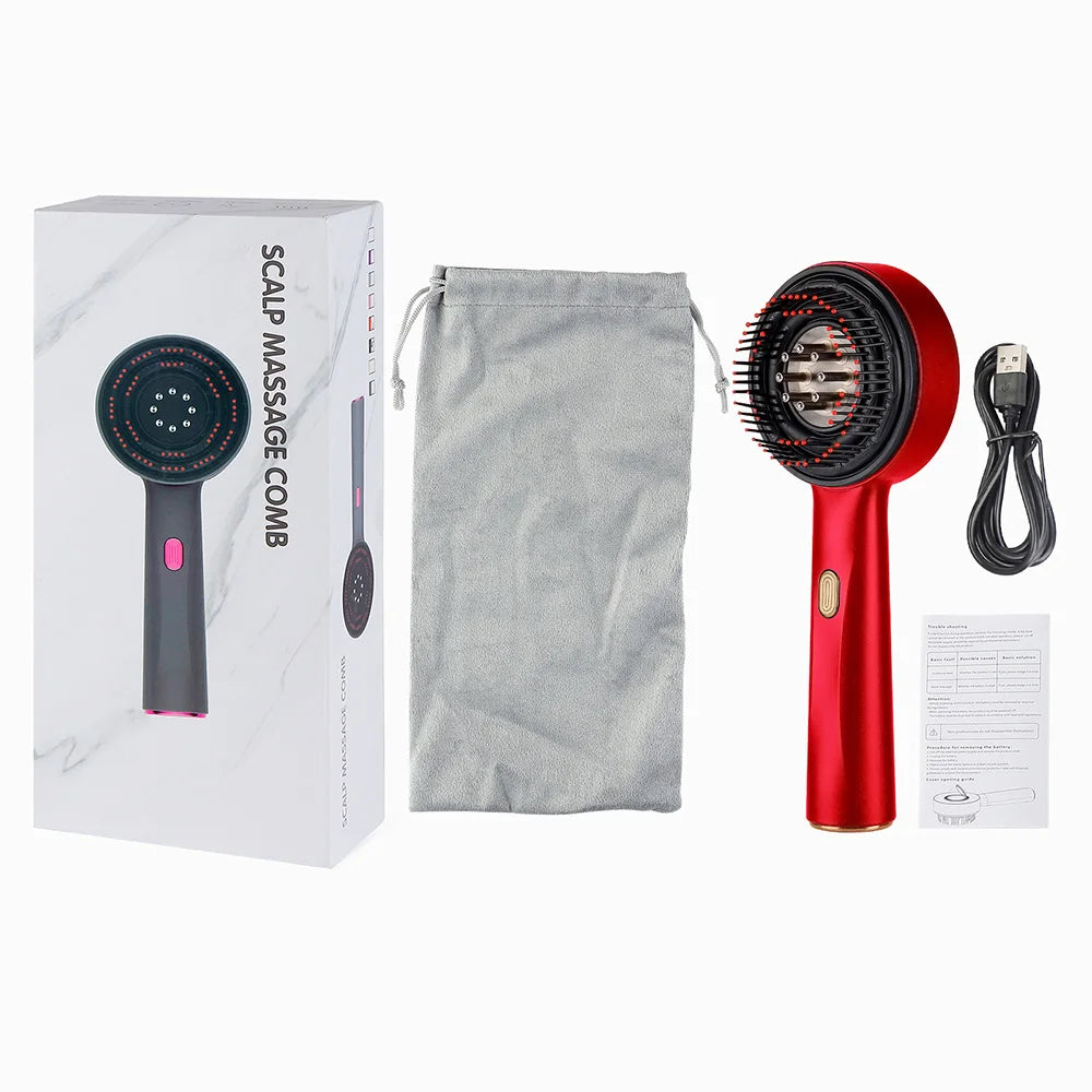 Electric Vibration Massage Comb Red Light Therapy Hair Growth Massage Scalp Brush Anti Hair Loss Liquid Oil Applicator Hair Care Red United States S02ee9dca617b476c89a8adfdfdd121e6m Red, White and Blue Products Store